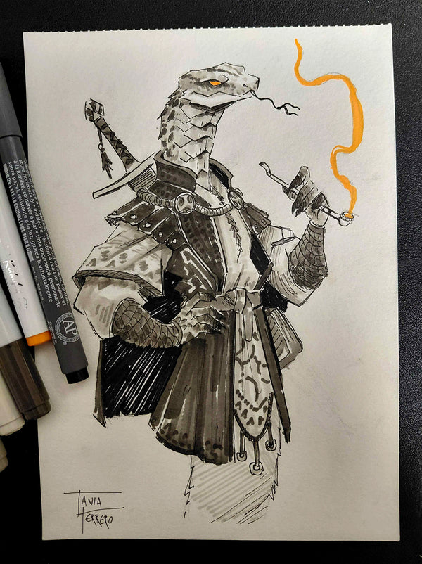 Original art: Valiskar adventurer